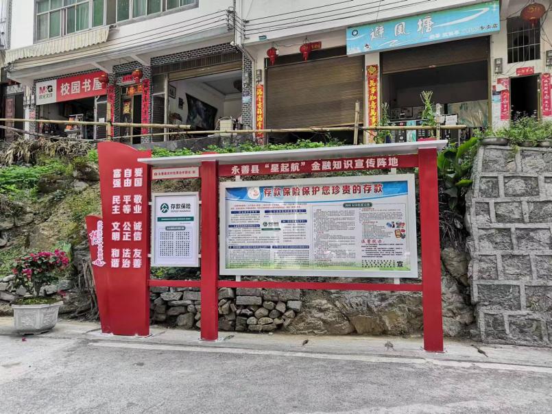 永善县农信联社 完成15个乡镇“星起航”金融知识宣传阵地建设