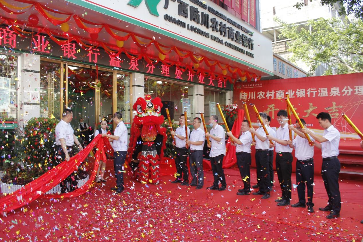 广西陆川农商银行：首个“银税合作”网点开业