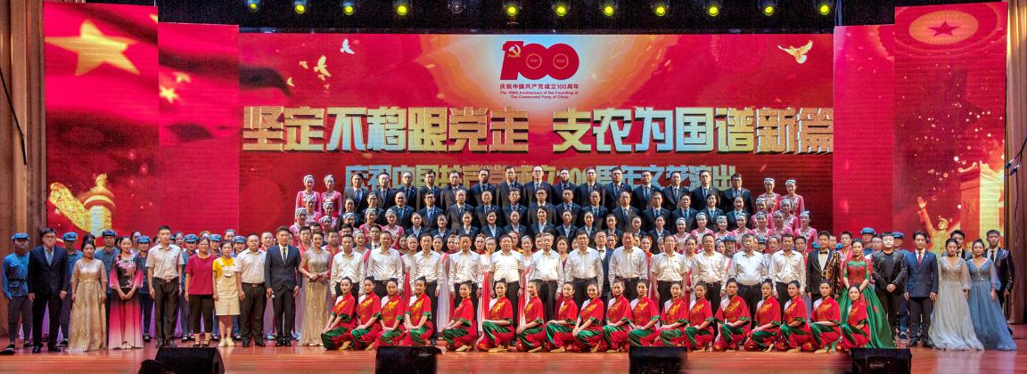 农发行河南省分行 举办庆祝中国共产党成立100周年文艺演出 暨高质量发展现场观摩会