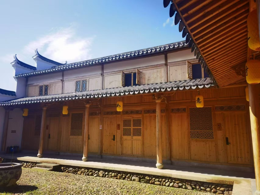 仙居皤滩乡山下村传统村落整体风貌修复后景观 农发行丽水分行供图