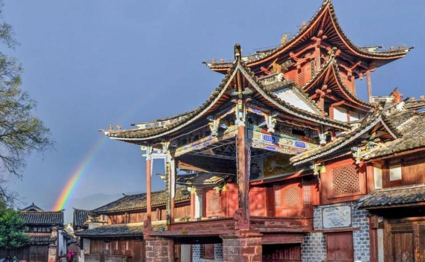 剑川沙溪古戏台 (苏金泉 摄)