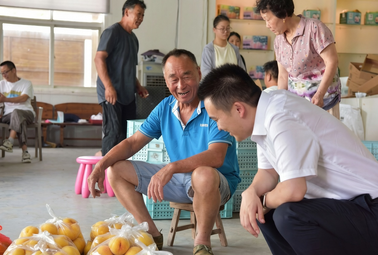 启东农商银行工作人员上门走访 启东农商银行供图