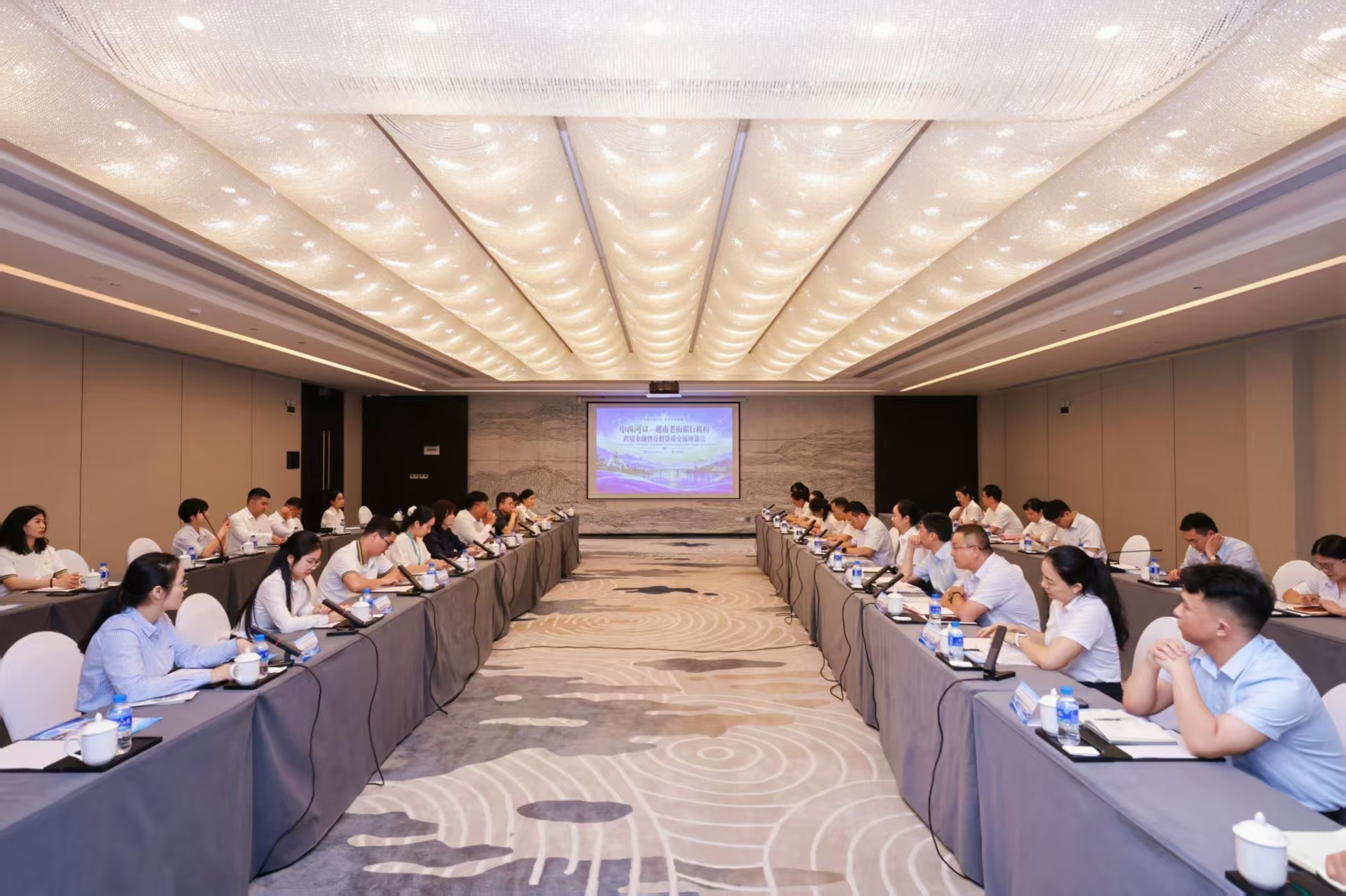 中越双方银行现场交流座谈 人民银行红河州分行供图